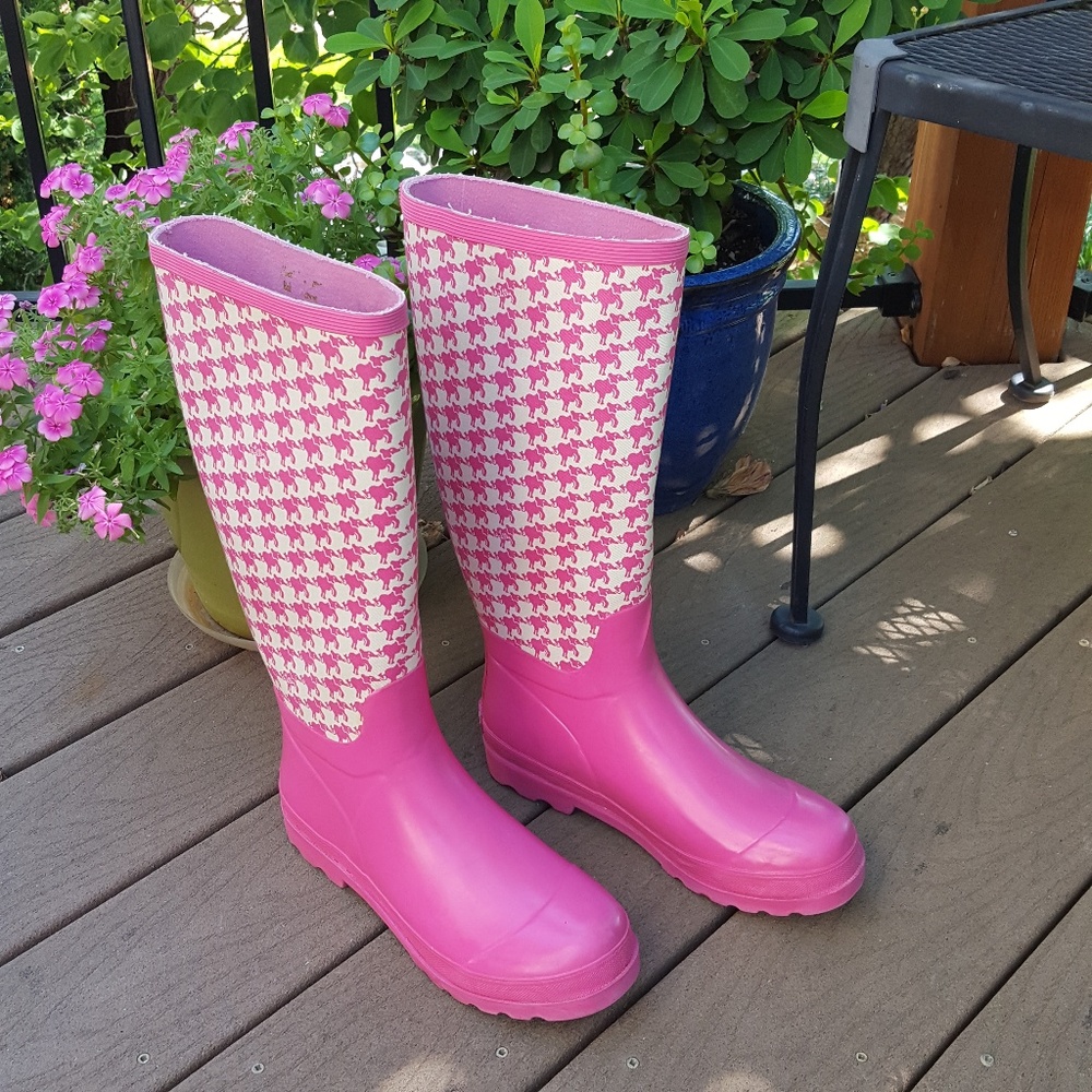 Lilly Pulitzer Tusk In Sun Swellies Rain Boots